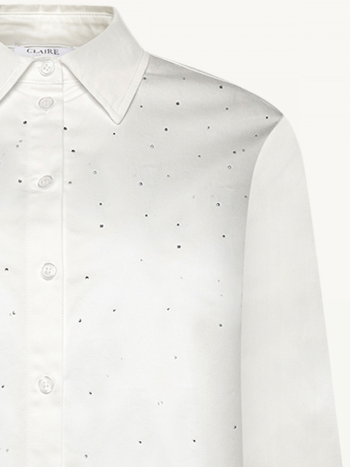 Strasskjorta Rete vit från Claire