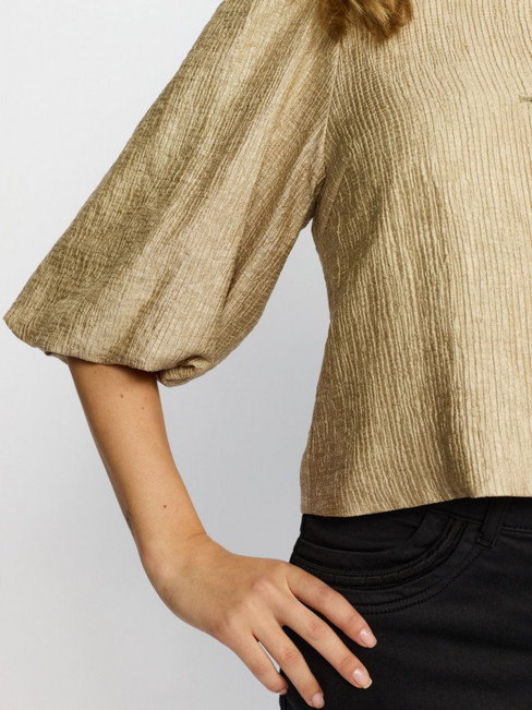 Krinklad festjacka Mille guld från 2-BIZ 2