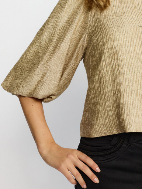 Krinklad festjacka Mille guld från 2-BIZ