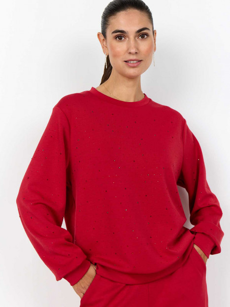 Tröja med stenar röd Banu från SoyaConcept