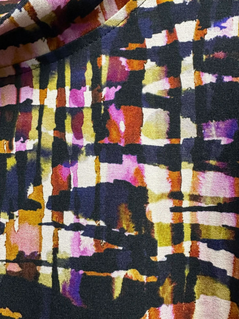 Trikåtopp DuAlberta multi svart från du Milde