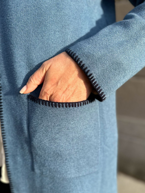 Långkofta blå från Marinello