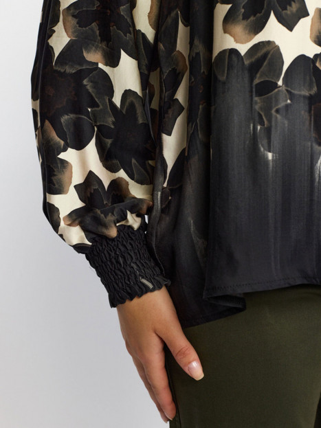 Satinblus Sole svart från 2-BIZ