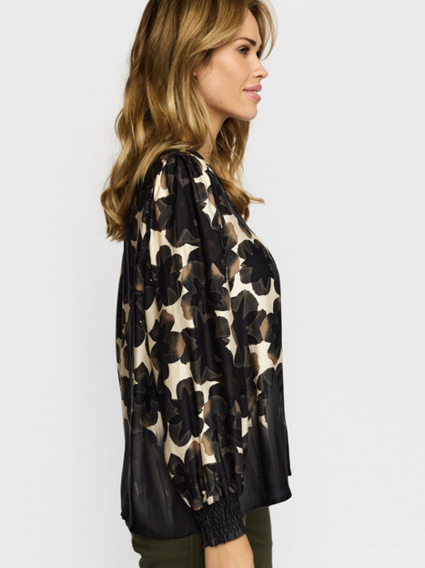 Satinblus Sole svart från 2-BIZ