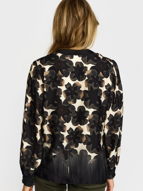 Satinblus Sole svart från 2-BIZ