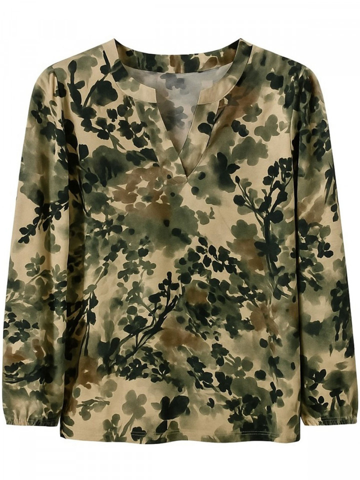 Viskosblus Suna grön från 2-BIZ