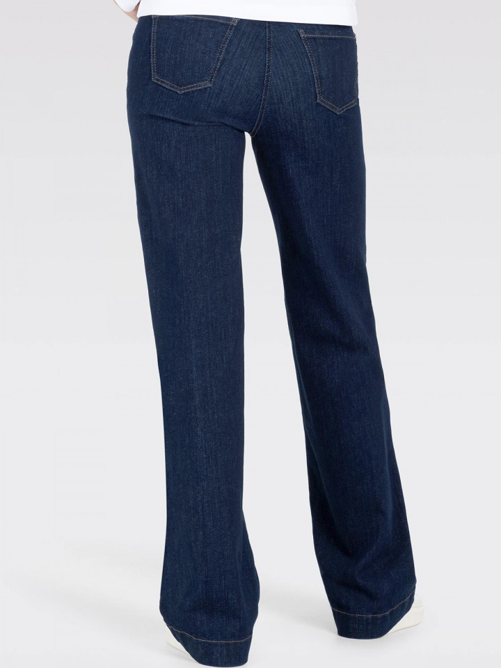 Jeans Dream Wide mörk denimblå från Mac