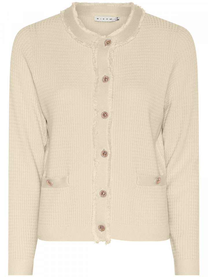 Finstickad "Chanel"-kofta creme från...