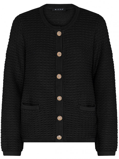 Bomullskofta svart från Micha