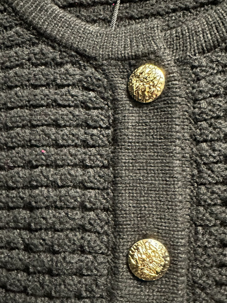 Bomullskofta svart från Micha