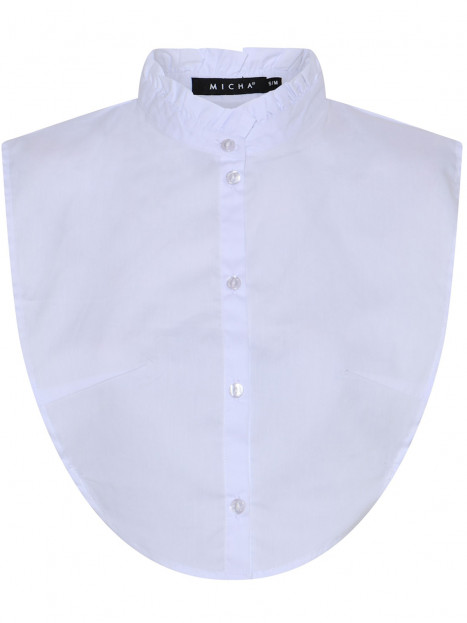 Lös krage med volangkant vit från Micha