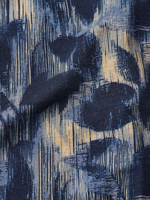 Trikåblus Isarah blå/grå från Masai 2