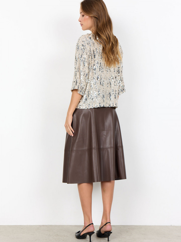 Paljettopp Angel silver på...