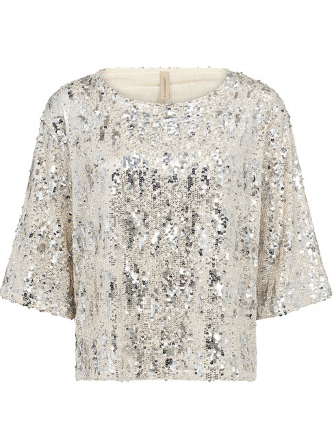Paljettopp silver på cremebotten från SoyaConcept 2