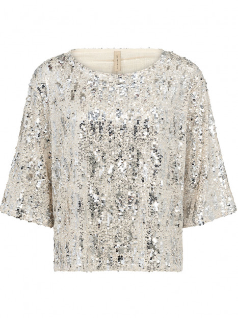 Paljettopp Angel silver på cremebotten från SoyaConcept