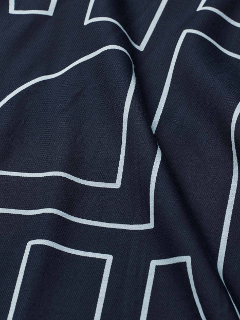 Oversize blus Imma marin från Masai