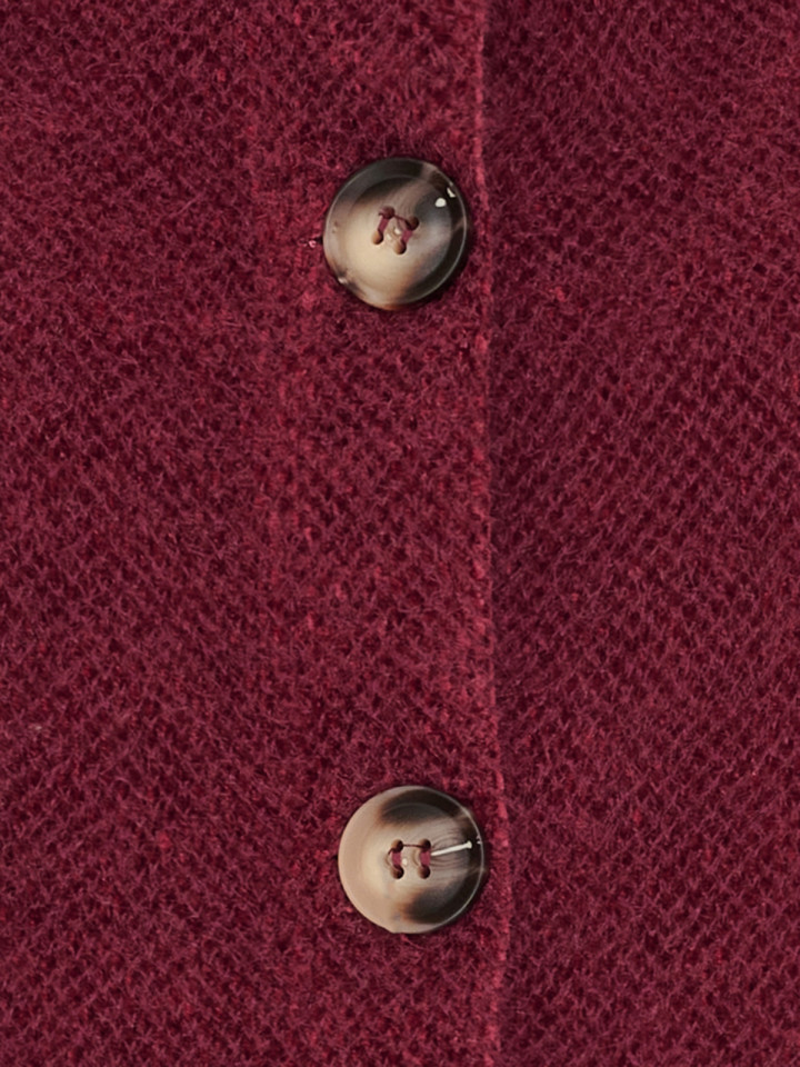 Jacka textur vinröd från Marta du...