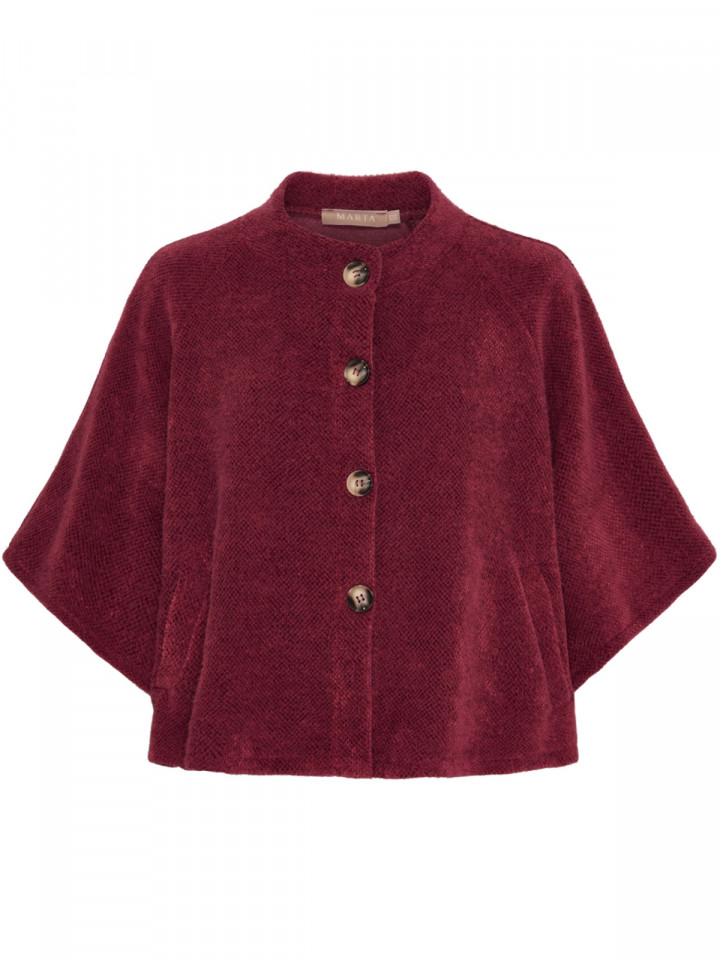 Jacka textur vinröd från Marta du Chateau
