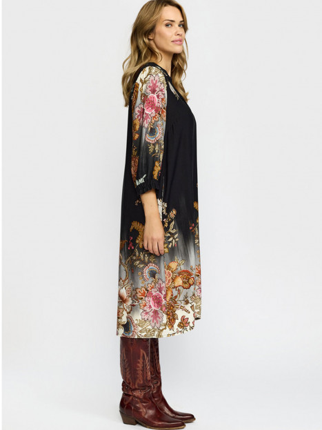 Viskosklänning Valmas svart från 2-BIZ