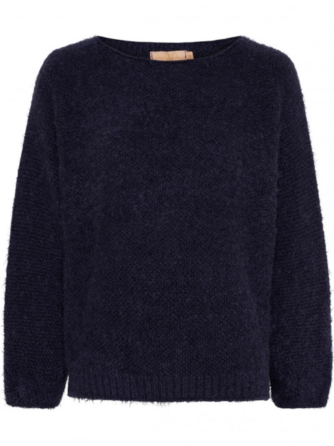 Stickad tröja marin från Marta du Chateau