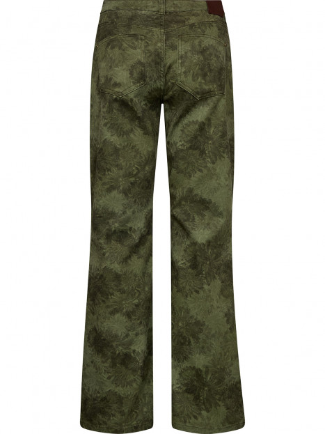 Jeans Marlena grön print från Mos Mosh