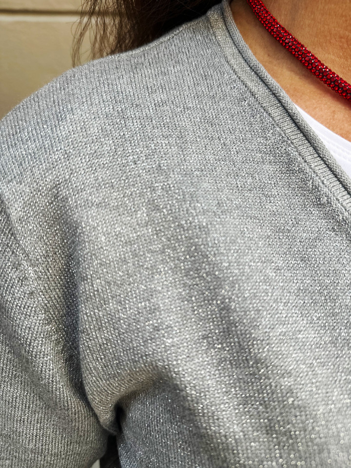 Silverkofta lurex från M.X.O