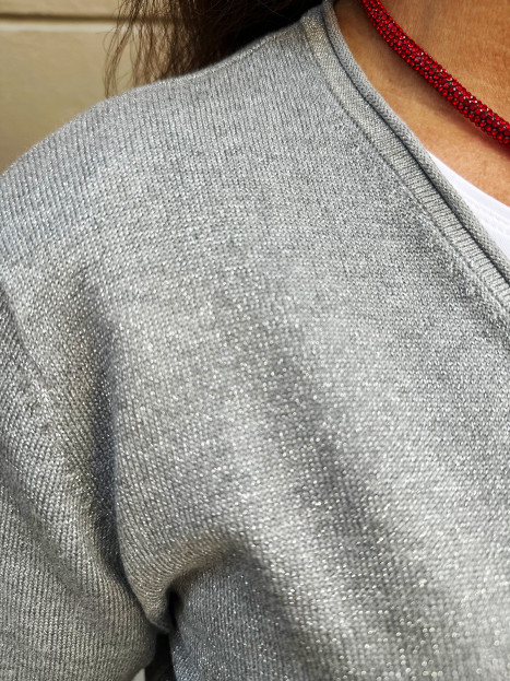 Silverkofta lurex från M.X.O