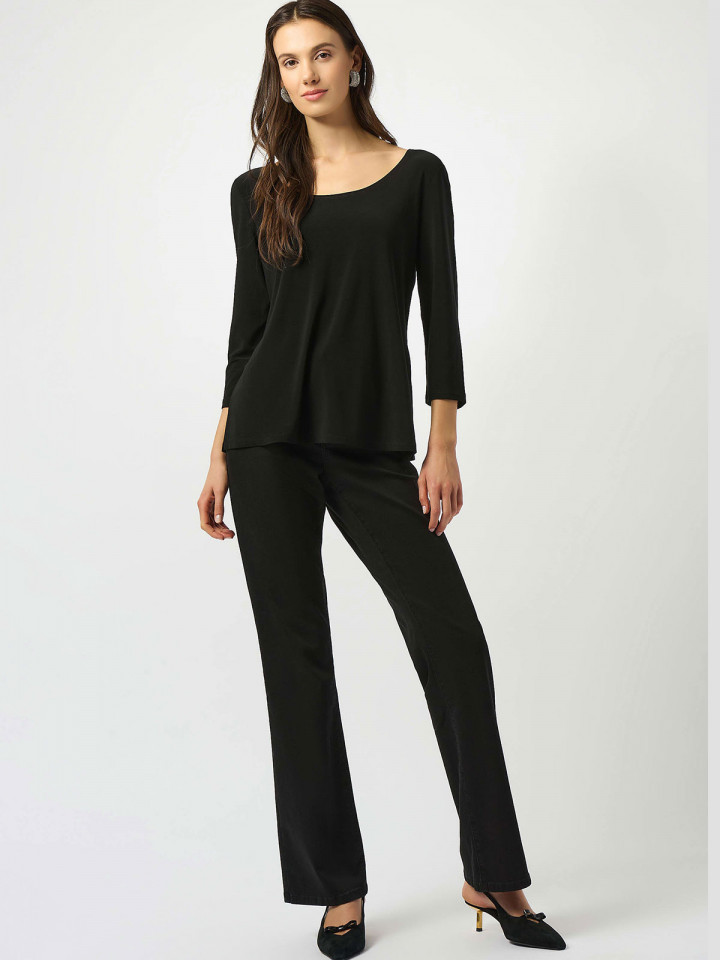 Trikåtopp svart från Joseph Ribkoff