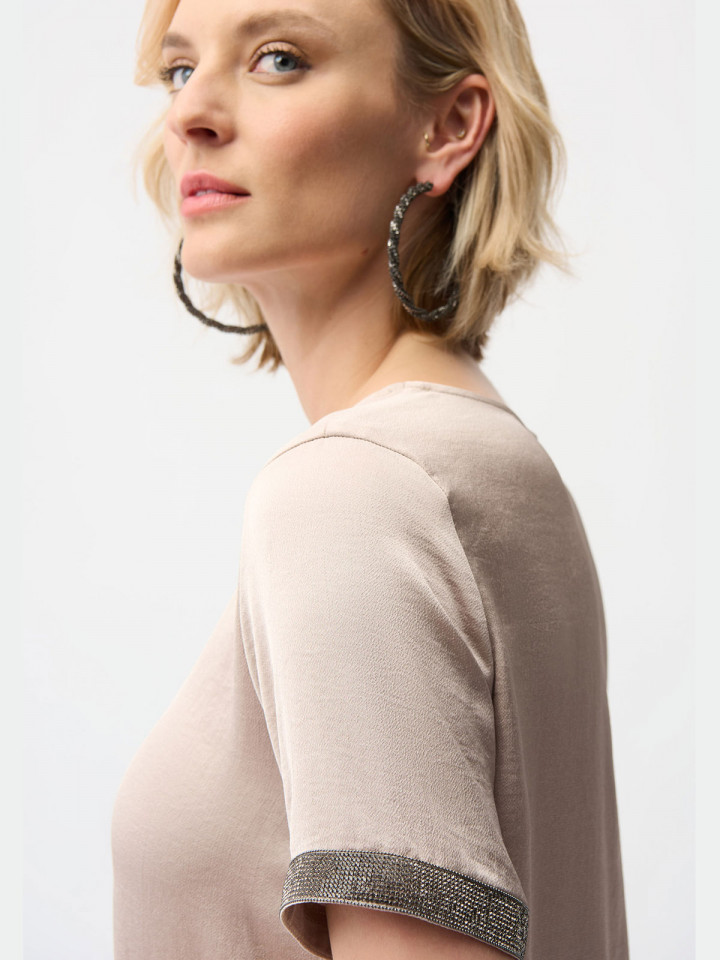 Satintopp sand + glitter från Joseph...