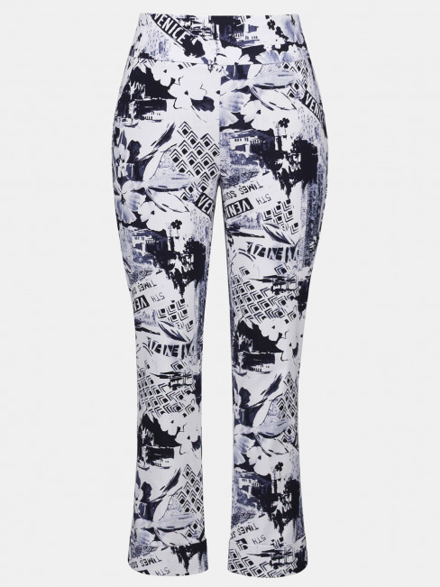 Byxa 7/8 del marin/vit från Joseph Ribkoff 2