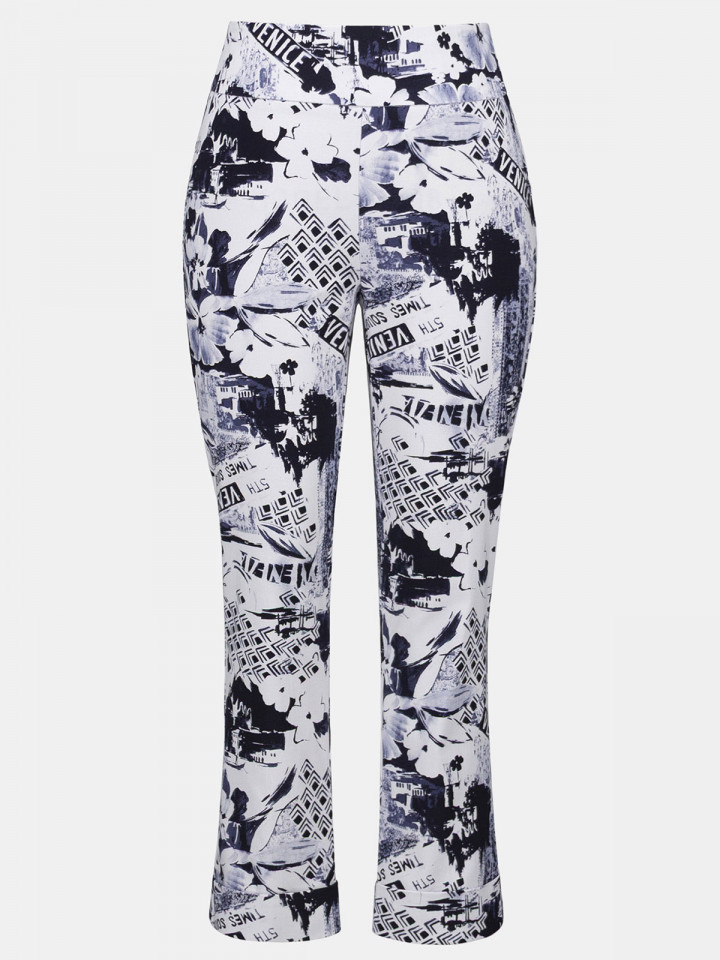 Byxa 7/8 del marin/vit från Joseph...