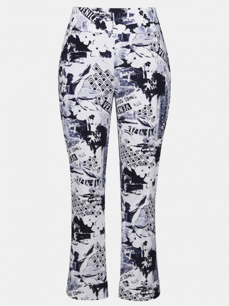 Byxa 7/8 del marin/vit från Joseph Ribkoff