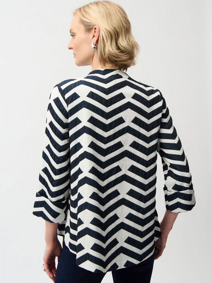 Jacka marin/offwhite från Joseph Ribkoff