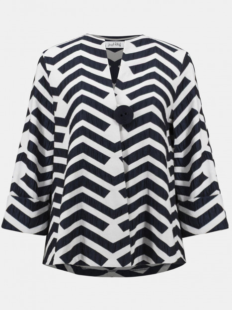 Jacka marin/offwhite från Joseph Ribkoff