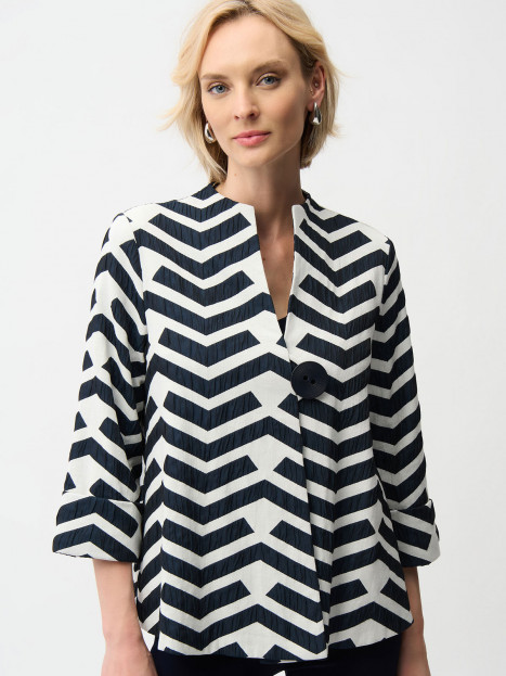 Jacka marin/offwhite från Joseph Ribkoff