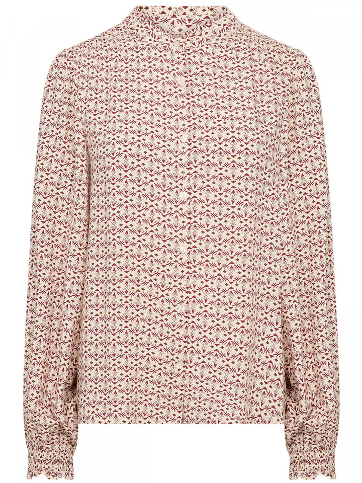 Blus Bellua cremevit/mörkrosa från...