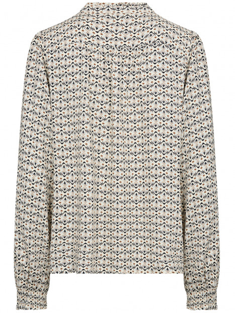 Blus Bellua cremevit/blå från SoyaConcept