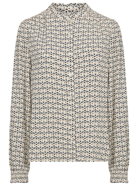 Blus Bellua cremevit/blå från SoyaConcept