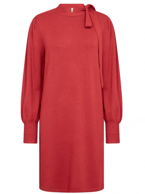 Finstickad klänning Dollie röd från SoyaConcept 2