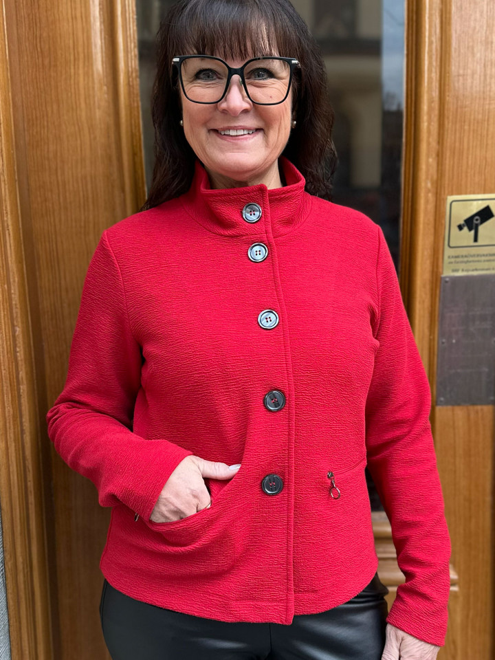 Jacka textur röd från Betty Barclay