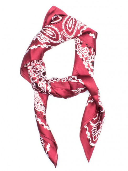 Scarf röd och cremevit 2