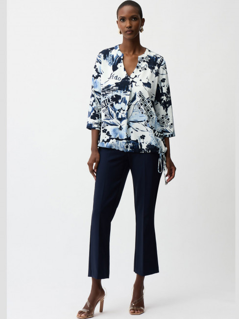 Blus marin/vit från Joseph Ribkoff 2