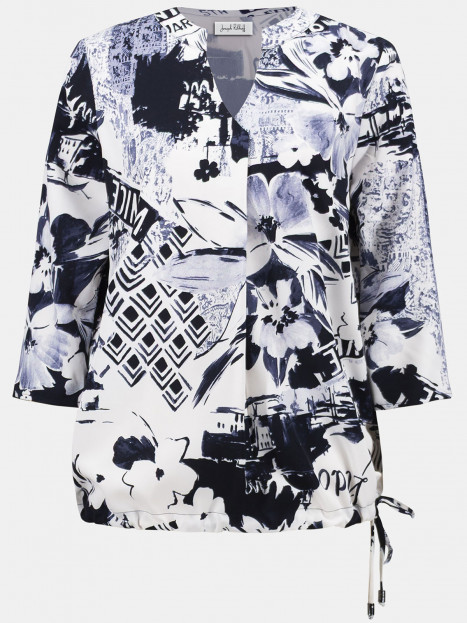 Blus marin/vit från Joseph Ribkoff