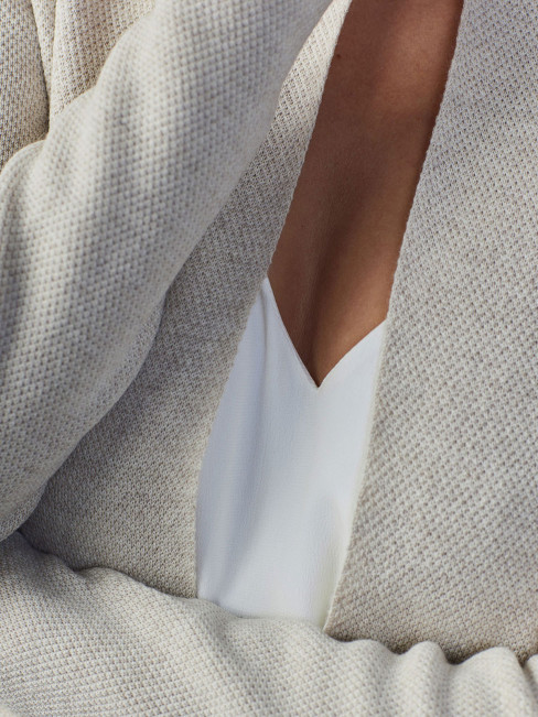 Finstickad kofta Sense kit från SibinLinnebjerg 2