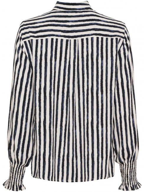 Blus Gyta Smock marin rand från Isay 2