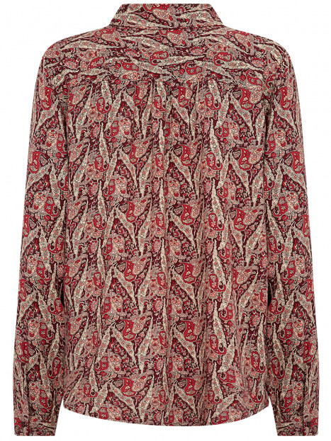 Viskosblus Ilya röd från SoyaConcept