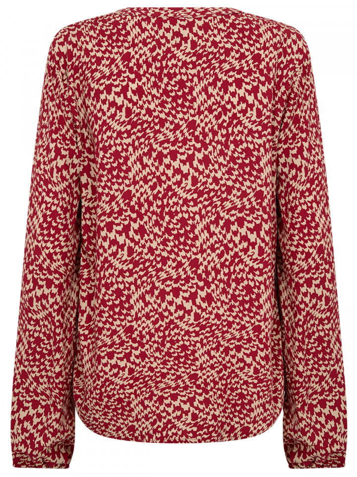 Viskosblus Van röd från SoyaConcept