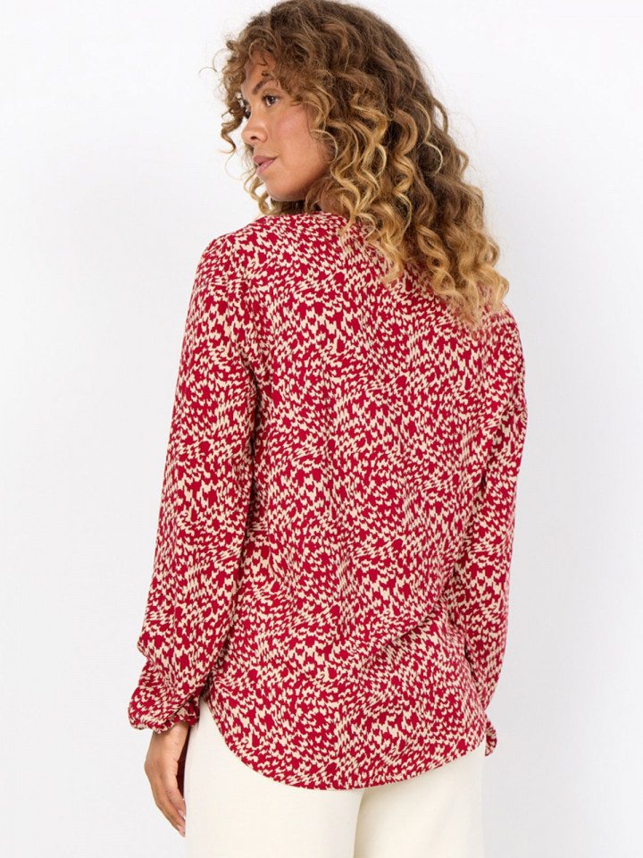 Viskosblus Van röd från SoyaConcept