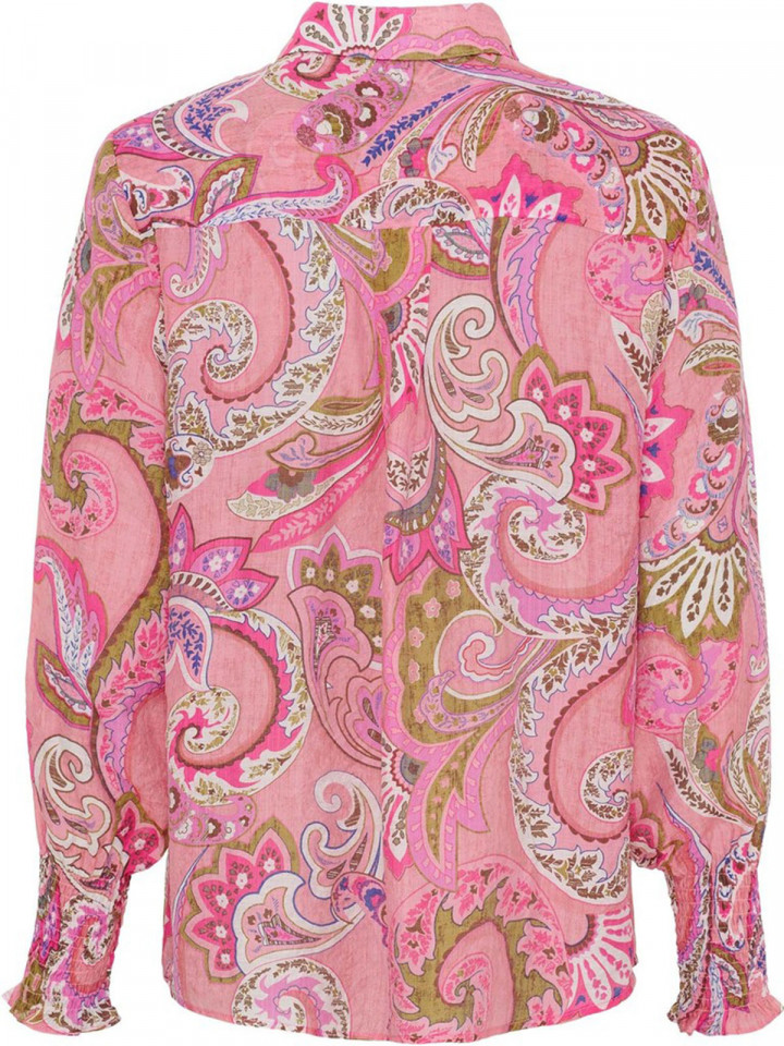 Blus Lotta rosa paisley från Isay