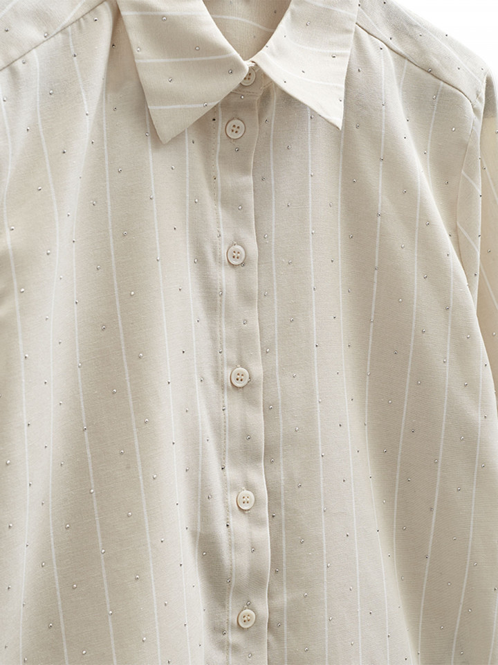 Skjorta strass Solly Sand från FreeQuent